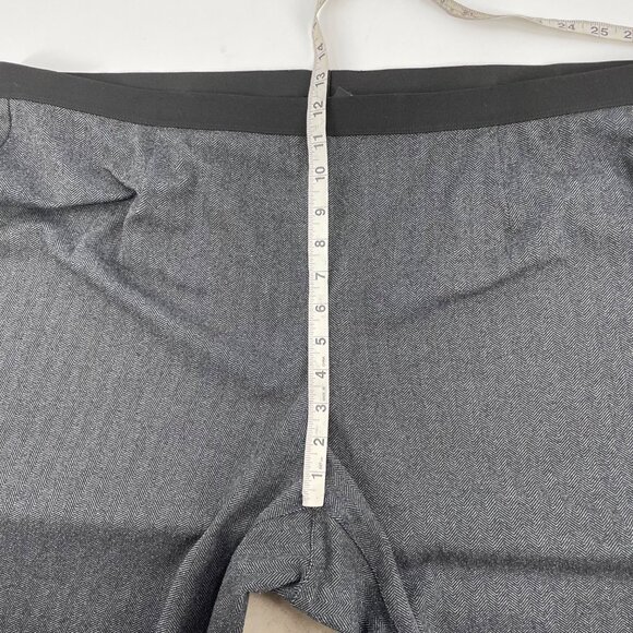 Eileen Fisher Gray Pull On Chevron Jersey Knit Leggings Womens Plus Size 3X - Picture 7 of 8